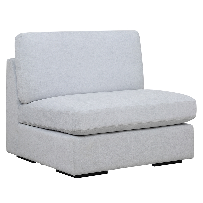 Uttermost Refuge Armless Cloud Blue Sofa