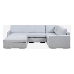 Uttermost Refuge Armless Cloud Blue Sofa