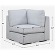 Uttermost Refuge Cloud Blue Corner Sofa