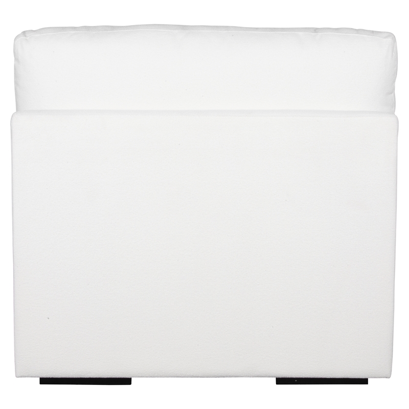 Uttermost Refuge Armless Arctic White Sofa