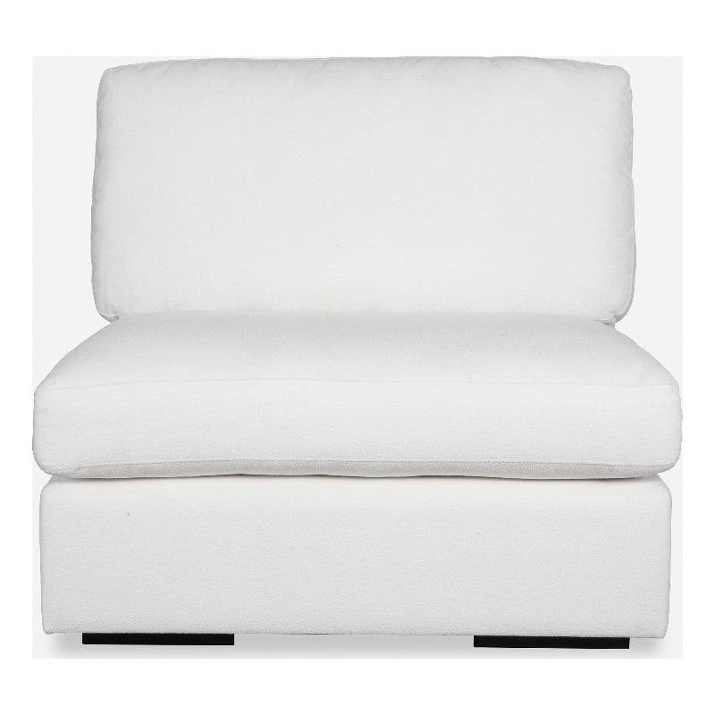 Uttermost Refuge Armless Arctic White Sofa