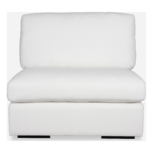 Uttermost Refuge Armless Arctic White Sofa
