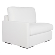 Uttermost Refuge Arctic White Left Arm Facing Sofa