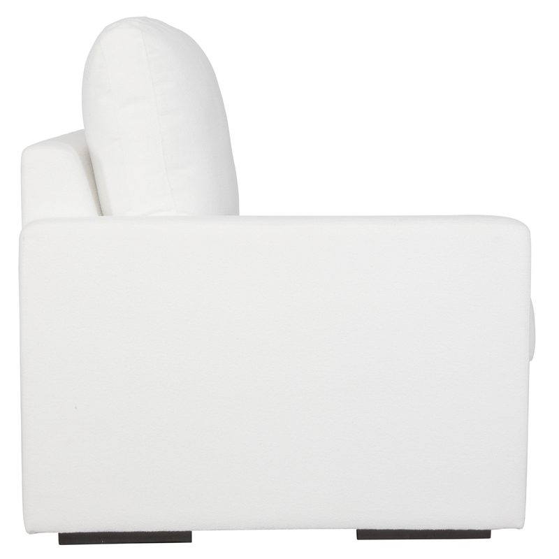 Uttermost Refuge Arctic White Left Arm Facing Sofa