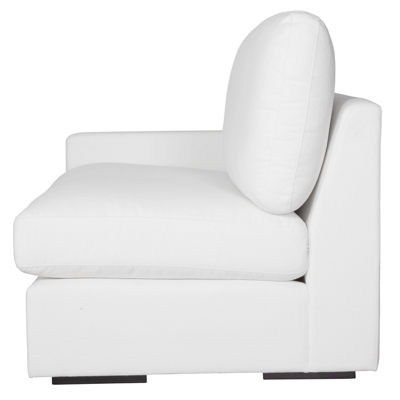 Uttermost Refuge Arctic White Left Arm Facing Sofa