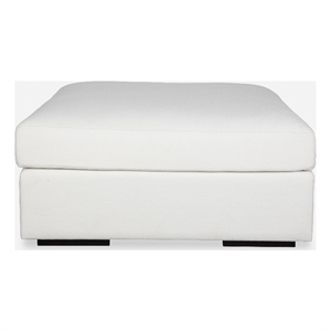Uttermost Refuge Arctic White Sofa Ottoman