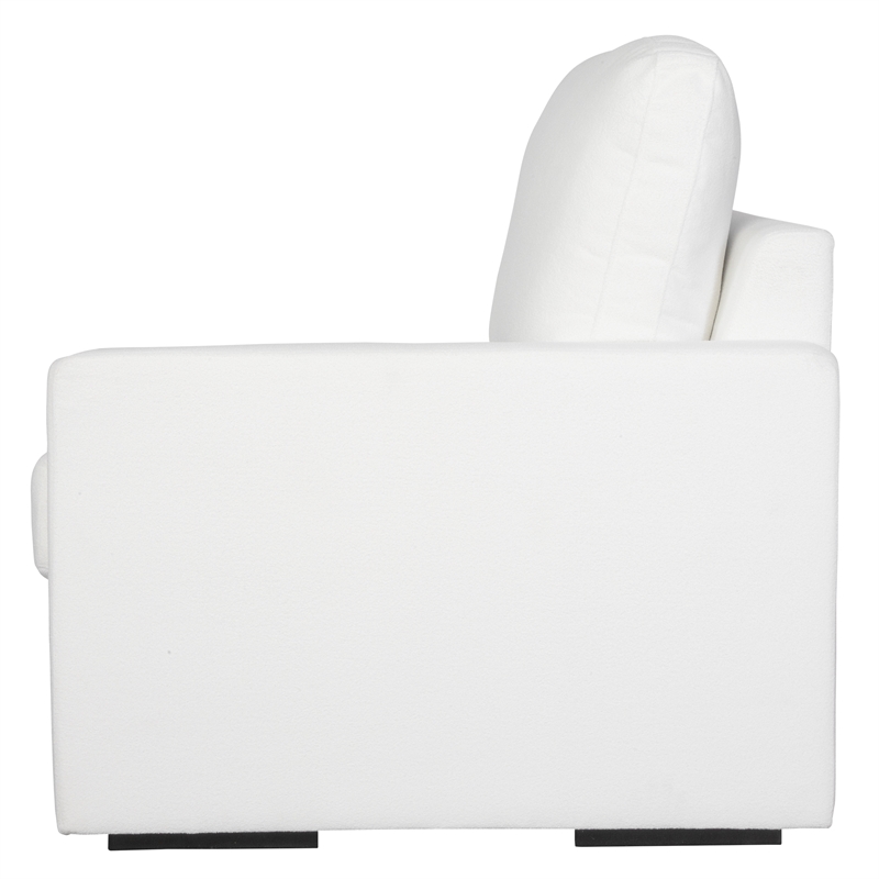 Uttermost Refuge Arctic White Right Arm Facing Sofa