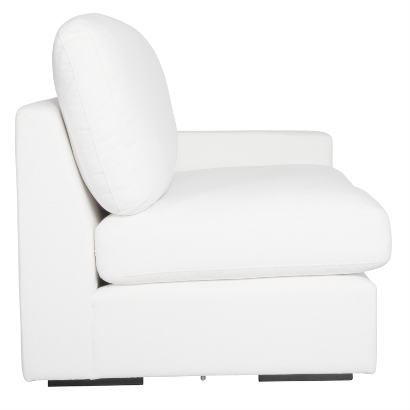 Uttermost Refuge Arctic White Right Arm Facing Sofa