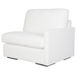 Uttermost Refuge Arctic White Right Arm Facing Sofa