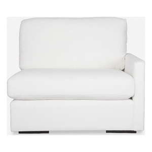 Uttermost Refuge Arctic White Right Arm Facing Sofa