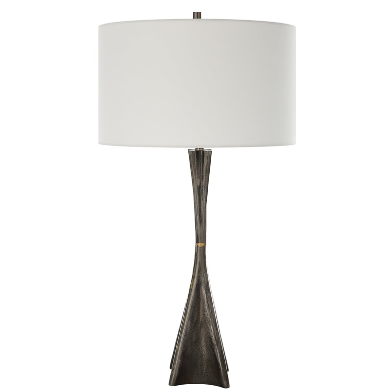 Uttermost Keiron Industrial Table Lamp in Black