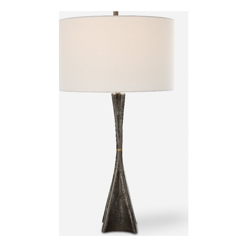Uttermost Keiron Industrial Table Lamp in Black