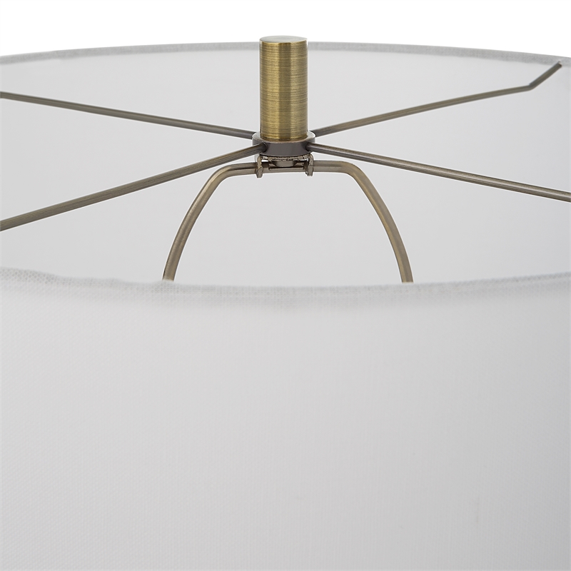 Uttermost Annily Crystal Table Lamp in Brass