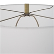 Uttermost Annily Crystal Table Lamp in Brass