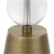 Uttermost Annily Crystal Table Lamp in Brass