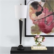 Uttermost Cypher Modern Buffet Lamp in Black