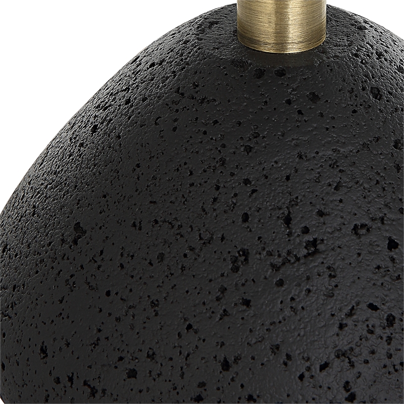 Uttermost Cypher Modern Buffet Lamp in Black