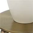 Uttermost Annora Glossy White Table Lamp