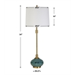 Uttermost Kaimana Aged Blue Buffet Lamp