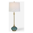 Uttermost Kaimana Aged Blue Buffet Lamp