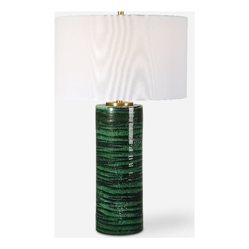 Uttermost Galeno Emerald Green Table Lamp