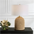 Uttermost Kendari Rope & Rattan Table Lamp in Brown
