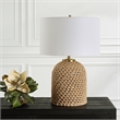 Uttermost Kendari Rope & Rattan Table Lamp in Brown