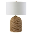 Uttermost Kendari Rope & Rattan Table Lamp in Brown
