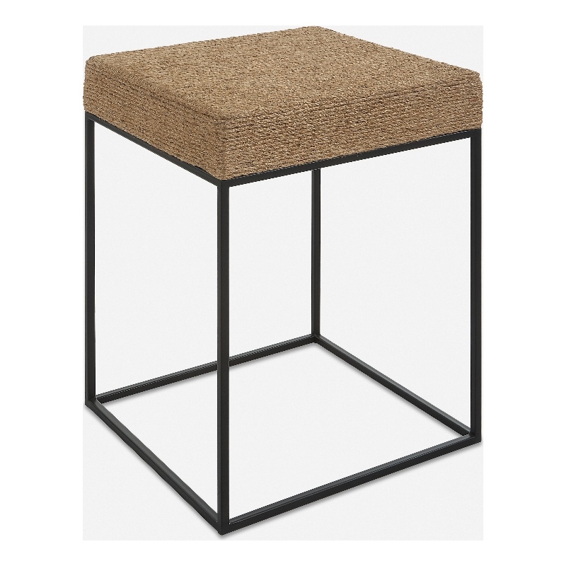 Uttermost Laramie Rustic Rope Accent Table in Brown