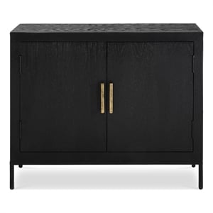 Uttermost Front Range Dark Oak 2 Door Cabinet