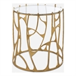 Uttermost Ritual Round Gold Side Table