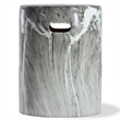 Uttermost Marvel Marbled Garden Stool in Black