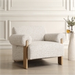 Uttermost Juncture Upholstered Accent Chair in Ivory