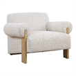 Uttermost Juncture Upholstered Accent Chair in Ivory