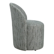 Uttermost Roll With It Teal Dining Chair in Teal