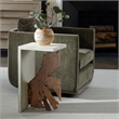 Uttermost Intersect Modern Accent Table in Teak