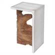 Uttermost Intersect Modern Accent Table in Teak