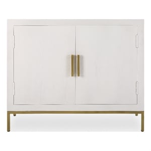 Uttermost Front Range White 2 Door Cabinet