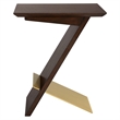 Uttermost Breakthrough Modern Accent Table in Brown