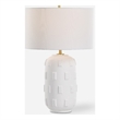 Uttermost Emerie Textured White Table Lamp