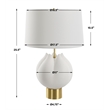 Uttermost In Bloom White Table Lamp