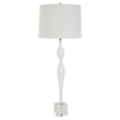 Uttermost Helena Slender White Table Lamp