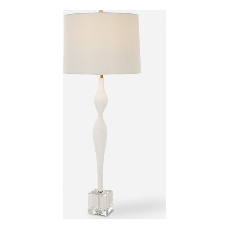 Uttermost Helena Slender White Table Lamp