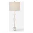 Uttermost Helena Slender White Table Lamp
