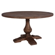 Uttermost Stratford Solid Wood Round Dining Table in Stony Gray Wash