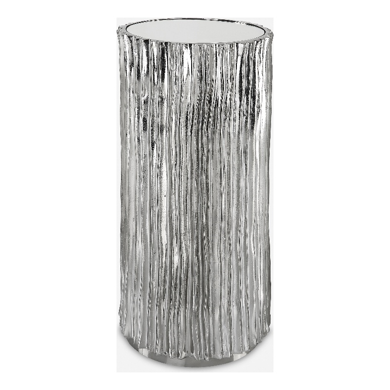 Uttermost Echo Modern Nickel Drink Table