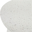 Uttermost Inhale Cast White Accent Table