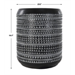 Uttermost Cutting Edge Tribal Accent Table in Black