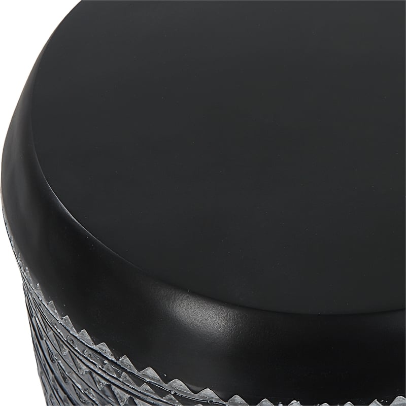 Uttermost Cutting Edge Tribal Accent Table in Black