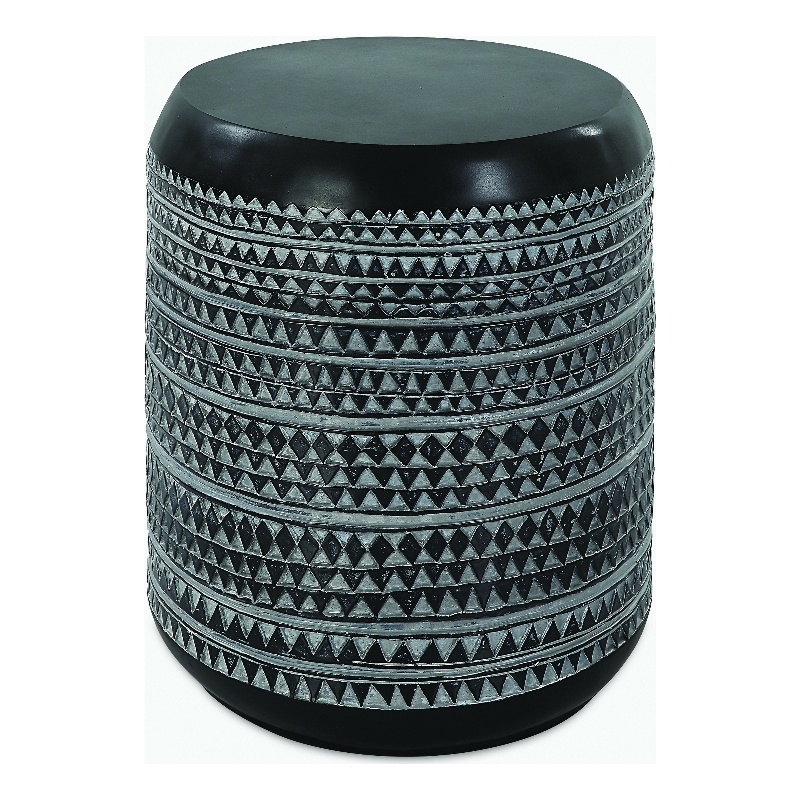 Uttermost Cutting Edge Tribal Accent Table in Black